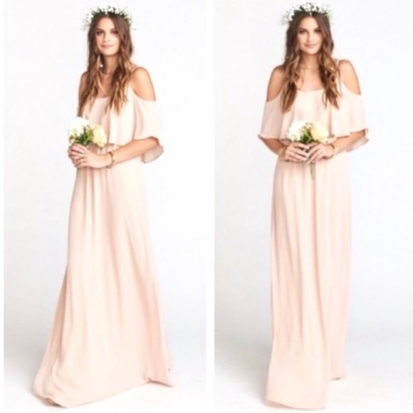 NWOT Show Me Your MuMu Caitlin Ruffle Maxi Dress - Picture 1 of 5